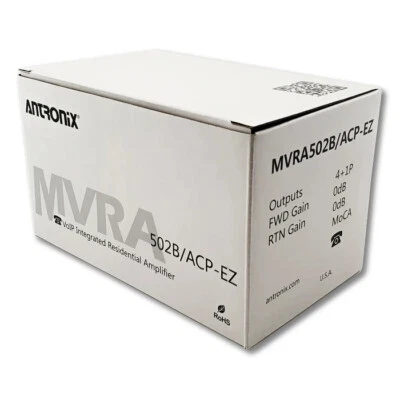 Antronix MVRAM502BACPEZ AMPLIFIER 4 PORT +1 VOIP 85/102MHZ MOCA UNITY - Image 1 of 4