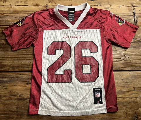 NFL Apparel  Arizona Cardinals Jersey Red #26 Beanie Wells Youth SMALL 8 Cover