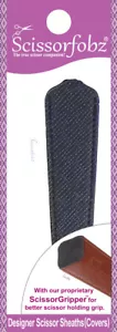 Funda de funda de tijeras de diseñador SCISSORFOBZ única pequeña textura negra - Imagen 1 de 5