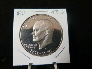 1976-S Eisenhower Dollar, Type 1. UN-Circulated, Removed From a U.S. Mint Set. - Imagen 1 de 2