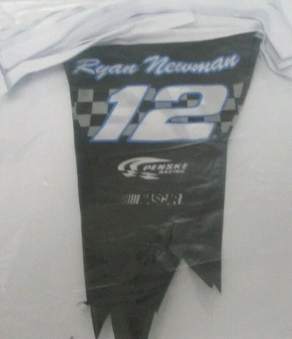Ryan Newman # 12 PREMIUM 19 FOOT STRING of PARTY PENNANT FLAGS ! FREE SHIPPING ! Cover