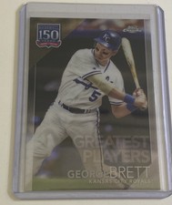 George Brett 2019 Topps Chrome Update Greatest Players #150C-25 Royals