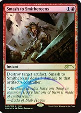 1x Smash to Smithereens - Foil - FNM 2016 NM, English MTG Magic Promos