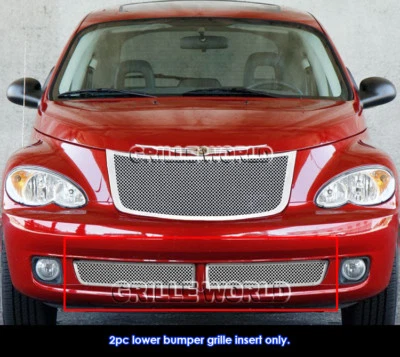 Parachoques de malla cromada inoxidable para Chrysler PT Cruiser 2006-2010 Foto 1 de 2