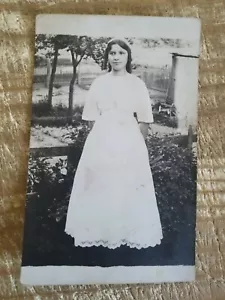 CARTOLINA D'EPOCA PRIMI '900 VERA FOTO DELLA GIOVANE SIGNORA.*P5 - Foto 1 di 3