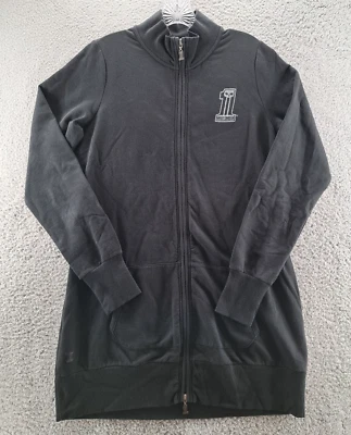 Harley Davidson Long Tunic Sweatshirt Womens Large Black Willie G Wings HDMC - Image 1 of 4