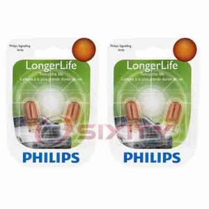 2 pc Philips Parking Light Bulbs for Nissan Juke Murano Tiida Versa tm - Picture 1 of 5