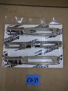 Accutronix Billet Aluminum Slotted Rigid Mounted Pegs PF121-SB - Picture 1 of 5