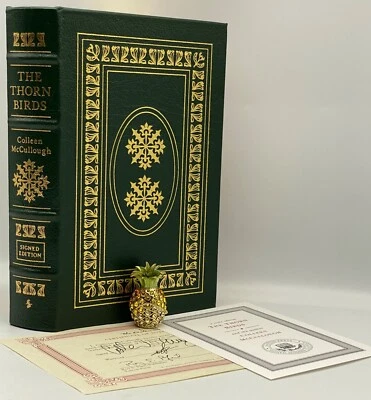 🖊SIGNED Easton Press THORN BIRDS Collectors LIMITED DELUXE Edition AUSTRALIA VR - Image 1 of 4
