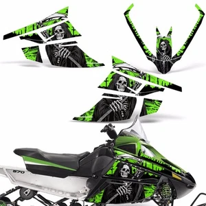 SLED Graphic Stickers Decals For Arctic Cat F Series Z1 ALL YEARS REAPER G - Foto 1 di 3