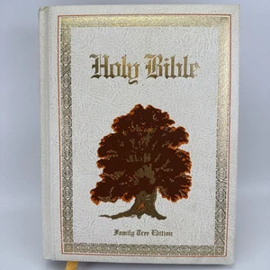 Holy Bible Family Tree King James Version 1977 Master Reference Edition - Picture 1 of 12