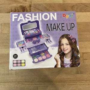 54 Pcs Kids Makeup Kit for Girls Princess Real Washable Pretend Play Cosmetic... - Picture 1 of 5