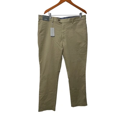 Daniel Cremieux Performance Dress Pants Mens 40x30 Khaki Chinos Trousers - Image 1 of 4