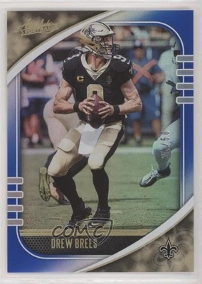 Panini Absolute Spectrum Blue 20/50 2020 Drew Brees #72 04br Foto 1 de 3