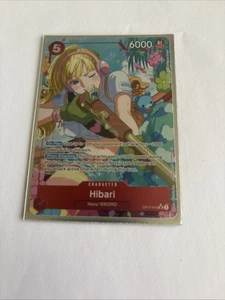 ONE PIECE HIBARI OP11-010 SR ALT ART PUGNO DELLA VELOCITÀ DIVINA - Foto 1 di 1