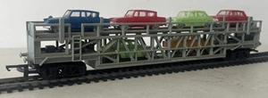 Transportador de coche Triang calibre OO R342 de colección con 6 cargas de coche originales sin caja - Imagen 1 de 10
