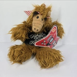 VTG 1988 Alf Born To Rock Hand Puppet Burger King Plush 11" Stuffed Animal - Picture 1 of 5