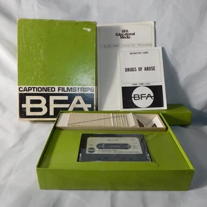 VTG Drug of Abuse Educational Slide Tape BFA 35MM Marijuana Pill Prevention 1972 - Picture 1 of 24