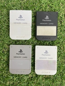 X4 Official Sony PlayStation PS1 Memory Card (A41) - Picture 1 of 2