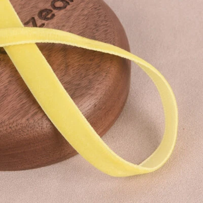 Lote de 10 yardas 3/8" (10 mm) cinta de terciopelo flocada costura recorte banda decoración hágalo usted mismo Foto 1 de 4