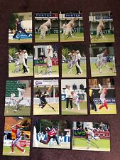 Cricket photographs x 15 signed autographed Andy Caddick Monty Panesar etc.