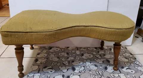 1960,s Foot Stool Cover