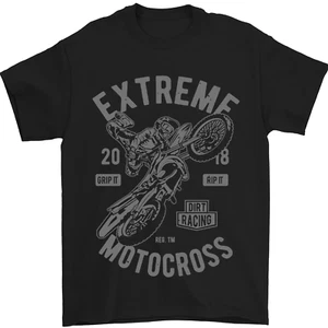 Extreme Motocross Motorbike Motox Mens T-Shirt 100% Cotton - Picture 1 of 2