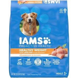 IAMS Proactive Health Healthy Weight Dry Dog Food 29.1 lb Chicken Flavor - Picture 1 of 13
