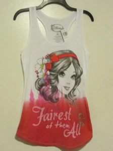 Nueva con etiquetas Camiseta sin mangas Disney Blancanieves Fairest of Them All Ombre Jr. Talla S Pequeña - Imagen 1 de 2