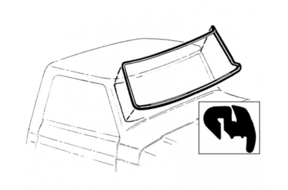 Camión Ford 1973-1979 y sello de parabrisas Bronco 1978-1979 Foto 1 de 1