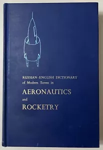 Russisch-Englisches Wörterbuch der Luftfahrt- und Raketenbegriffe 1962 1. Auflage HC - Bild 1 von 24