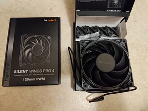 2 be quiet! Silent Wings PRO 4 PWM 120mm Ventilateur pour Boîtier - Noir - Afbeelding 1 van 1