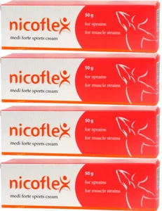 4 X PACK DE CREMA DEPORTIVA NICOFLEX MEDI FORTE PARA ESGUINCES MUSCULARES - Imagen 1 de 1