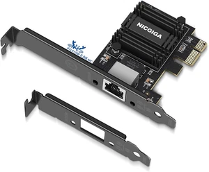 NICGIGA 2.5G Base-T Pcie Network Adapter, Realtek RTL8125B 2.5Gbps/1Gbps/100Mbps - Foto 1 di 12