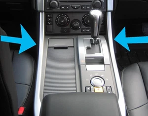 2 x Silver Centre Console interior trim Panels Range Rover Sport 2005-2009 new - Picture 1 of 1
