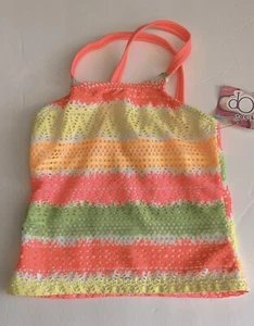 NWT GIRLS Size XS/XCH (4-5) tankini crochet swimsuit SPH 50+ - Picture 1 of 4