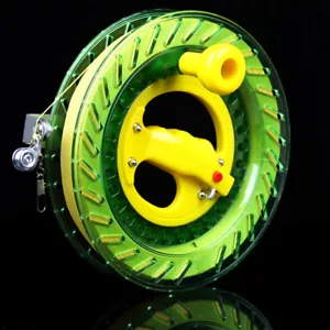 GREEN Kite Reel Line Winder Grip Wheel Flying Tools /Kite Accessories 20cm Wheel - Picture 1 of 3
