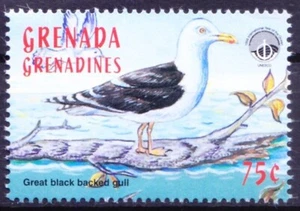 Grenada Grenadines 1998 MNH, Great Black-backed Gull (Larus marinus) - Picture 1 of 1