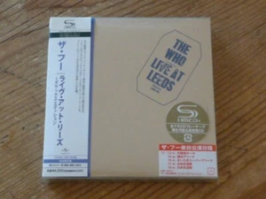 The Who: "Live Leeds" 2 SHM CD Japan Mini-LP UICY-93748/9 w/Sticker[townshend QN - Picture 1 of 6