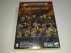 Warhammer Age of Sigmar Spearhead Orruk Warclans Ironjawz Bigmob Damaged Box - Picture 1 of 6