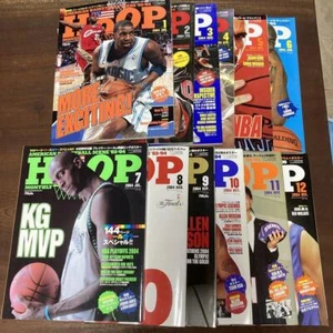 HOOP NBA MAGAZINE 2004 Total 12-book set + Appendix Allen Iverson From Japan - Picture 1 of 5