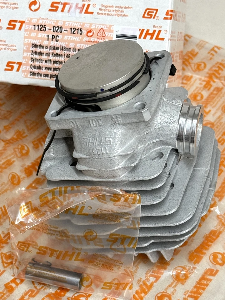 ОРИГИНАЛЬНЫЙ ЦИЛИНДР STIHL С ПОРШНЕВЫМ КОМПЛЕКТОМ 1125 020 1215 036 PRO MS360 PRO MS360C 48 мм - Изображение 1 из 4