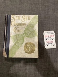 SEN-SEN GUM Béisbol Contador de Puntuación Perpetuo - Años 1920 - 1903 Caja Biblioteca Lote - Imagen 1 de 6