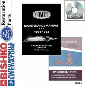 1961 1962 1963 Mercury Comet Shop Service Repair Manual CD Engine Drivetrain OEM - Picture 1 of 1