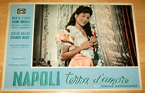 fotobusta film NAPOLI TERRA D'AMORE Maria Fiore Camillo Mastrocinque 1956 - Picture 1 of 1