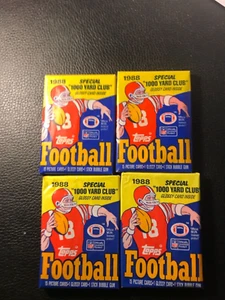 1988 Topps Football lot (4) unopened packs - Picture 1 of 1