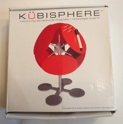 Nueva caja Kubisphere escritorio tablero de mensajes magnético geométrico esférico 6 lados Foto 1 de 4