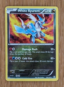 White Kyurem 102/149 ~ Cracked Ice Holo ~ B&W Boundaries Crossed ~ Pack Fresh!! - Picture 1 of 2