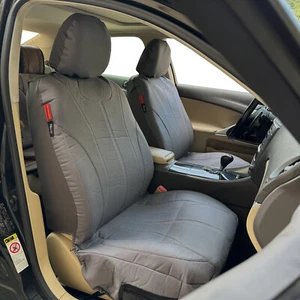 For Audi A4 Waterproof 100% 18 Ounce Cotton Front Canvas Seat Cover - Picture 1 of 6