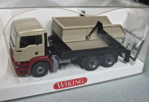 WIKING SKIP LORRY MAN T-A M 6790332 1:87 scale HO nr mint in wrong packing.